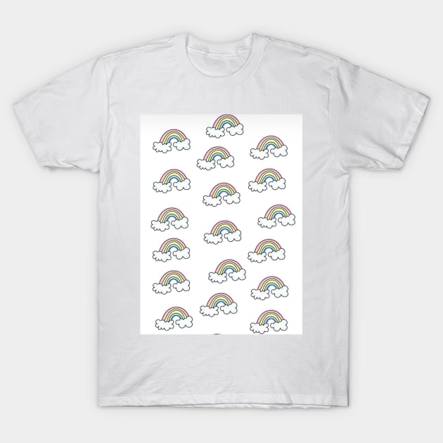 Rainbow Design T-Shirt by BlossomShop